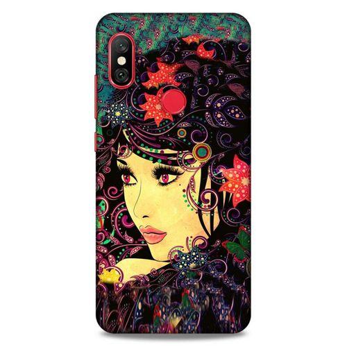 Lopard Xiaomi Redmi Note 6 Pro Uyumlu Kılıf Sürreal Yüzler ♀ (41) Tank Kılıf Baskılı