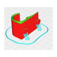 Pinnacle Garaj Rafı 21 5mm Boru Braketi (Bu ürün Sadece Plastik parçadır - Almadan Önce Soru Sorabilirsiniz)