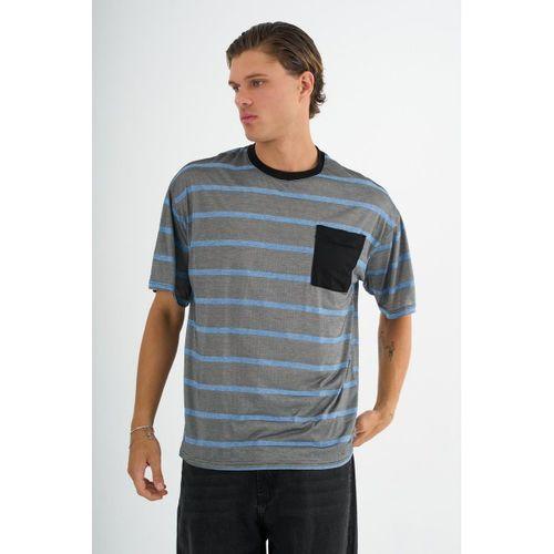 ALEXANDERGARDI Cep Detaylı Çizgili T-shirt