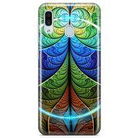 Samsung Galaxy A30 Kılıf Fraktal Rofle Arka Kapak Koruma Desenli Full Koruyucu
