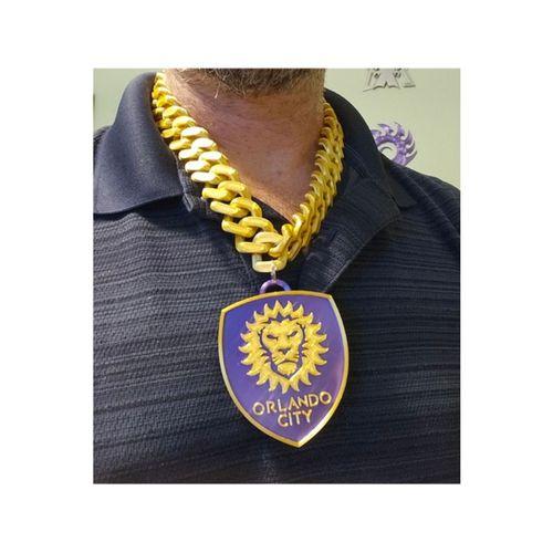 Orlando City Kolye Ucu 3D Baskı (Bu ürün Sadece Plastik parçadır - Almadan Önce Soru Sorabilirsiniz)