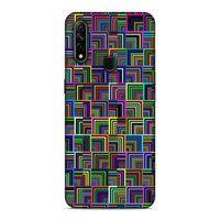 Oppo A31 Kılıf Neon Kareler Arka Kapak Silikon Koruma Full Koruyucu