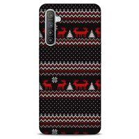 Kazak (22) Desenli Silikon Kapak Oppo Realme XT Kılıf