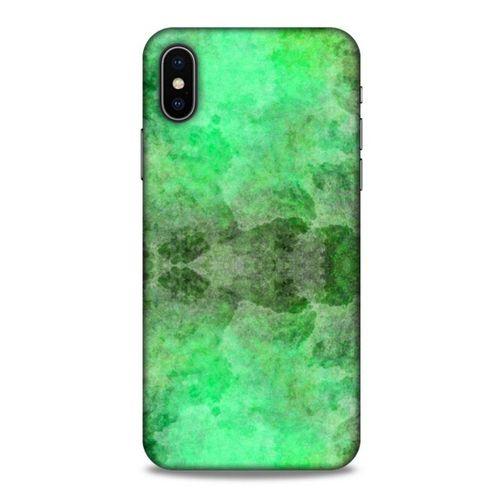 Mermer Desenli (22) Tema Tam Koruma Kılıfı Açık Yeşil Apple iPhone XS Kılıf
