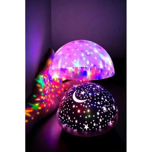 Mavi Ve Mor Işıklı  Projeksiyon Lambası