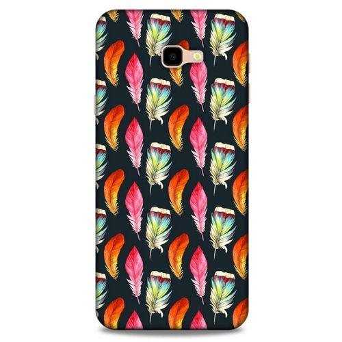 Samsung Galaxy J4 Plus Kılıf Desenli Özel Seri Tüyler (49) Ultra Silikon Kılıf