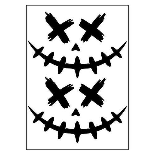 SEVGENT A4 Sticker 113 Tek Paket Çoklu Joker Siyah