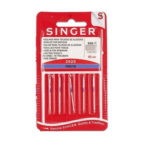 Singer Dikiş İğnesi 806R 2020 100/16 Pamuk Dikiş Makineleri İçin 130/705 H