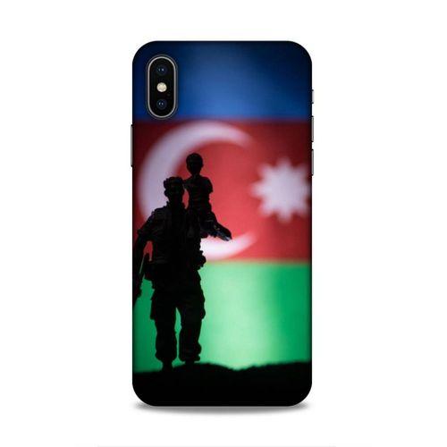 Apple iPhone XS Uyumlu Kılıf Azarbaijan (14) Lansman Kılıf Asker Bayrak