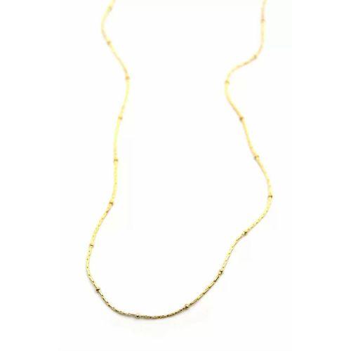 Boncuklu Zincir Kolye - Altın