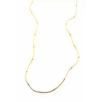 Boncuklu Zincir Kolye - Altın