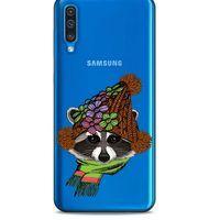 Zoologix (40) Samsung Galaxy A50 Şeffaf Kılıf Silikon Desenli
