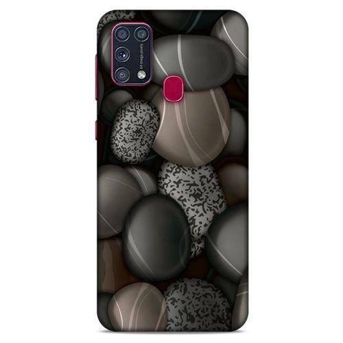 Samsung Galaxy M31 Kılıf Baskılı Özel Seri Taşlı (8) Baskılı Kılıf