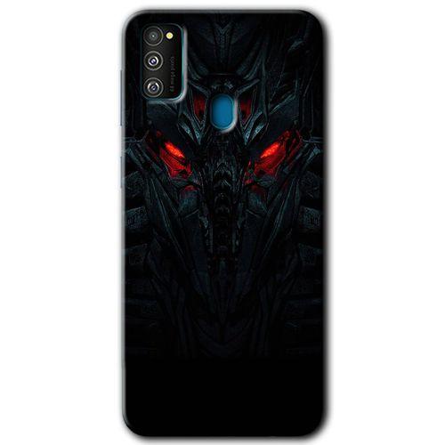 MRCİLETİSİM Samsung Galaxy M21 Kılıf HD Desen Baskılı Arka Kapak + Temperli Cam - Vinicius