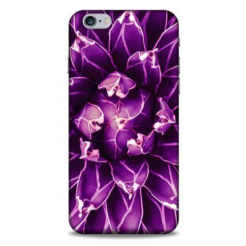 Lopard Apple Iphone 6S Plus Uyumlu Kılıf Bahar (12) Koruyucu Silikon Mor