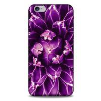 Lopard Apple Iphone 6S Plus Uyumlu Kılıf Bahar (12) Koruyucu Silikon Mor