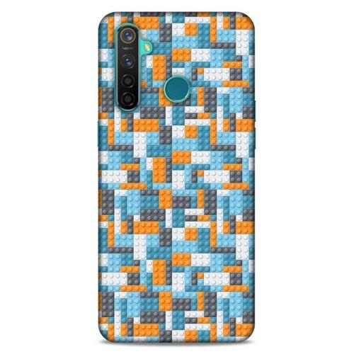 Lopard Oppo Realme 5 Pro Uyumlu Kılıf BloX (43) Thin Fit Kılıf Turuncu Beyaz