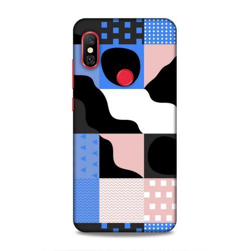 Xiaomi Mi A2 Lite Uyumlu Kılıf Insomnia (44) Tough Armor Kılıf Mavi Siyah
