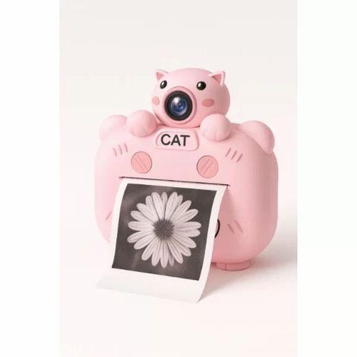 Kameralı Fotoğraf Yazıcısı Pembe Renk