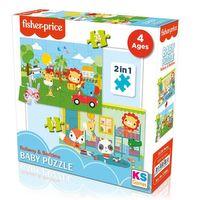 Fisher Price Fisher Price Baby Puzzle Railway & Bedtime 13406