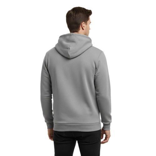 Erkek Gri Kapüşonlu Sweatshirt BGL-ST05196
