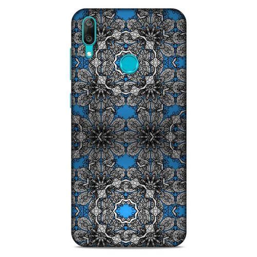 Huawei Y7 2019 Uyumlu Kılıf Mavi Delisi (35) Fit Design Kılıf Bölgesel