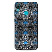 Huawei Y7 2019 Uyumlu Kılıf Mavi Delisi (35) Fit Design Kılıf Bölgesel