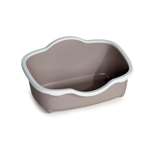 Stefanplast Tres Chıc Beyaz/pembe Açık Kedi Tuvaleti 56x38,5x26cm
