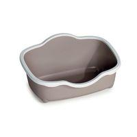 Stefanplast Tres Chıc Beyaz/pembe Açık Kedi Tuvaleti 56x38,5x26cm