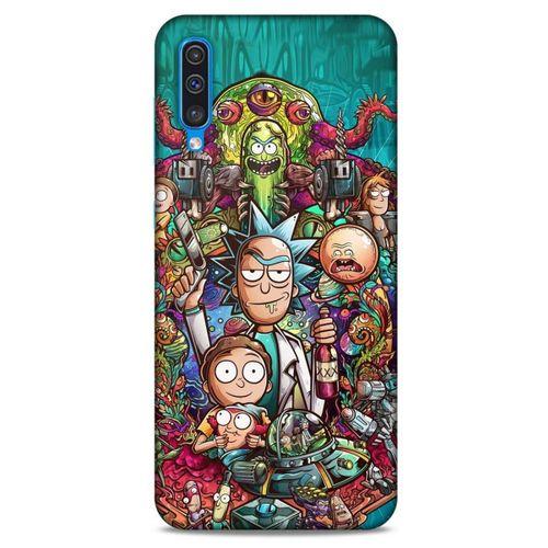 Samsung Galaxy A30s Uyumlu Kılıf Rick And Morty (32) Soft Silikon Kılıf Cronenberg Morty