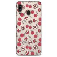 Frutix Lychee 01 Samsung Galaxy A20 Kılıf Desenli Silikon