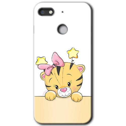 General Mobile GM 8 Go HD Baskılı Kılıf + 9D Tam Ekran Koruyucu - Sevimli Kedi