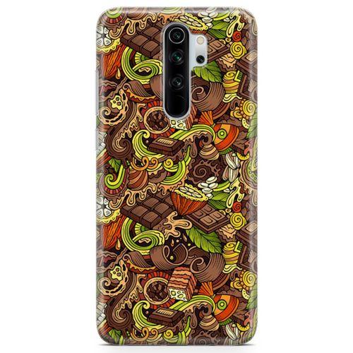 Xiaomi Redmi Note 8 Pro Kılıf Krokan Cikolata Arka Kapak Koruma Desenli Full Koruyucu