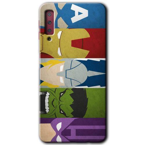 Galaxy A7 2018 Kılıf HD Desen Baskılı Arka Kapak - Avengers-1
