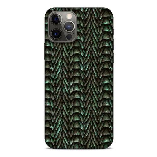 Apple iPhone 12 Pro Kılıf Dragons (9) Kılıf Ejderha Cilt Açık Yeşil