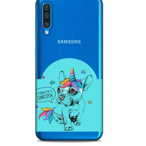 Zoologix (24) Samsung Galaxy A30s Şeffaf Kılıf Silikon Desenli