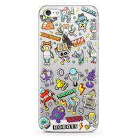 Apple iPhone 5 Kılıf Android Arka Kapak Koruma Desenli Full Koruyucu