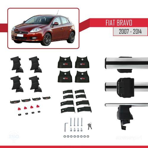 Fiat Bravo 2007-2014 Arası ile uyumlu ACE-4 Ara Atkı Tavan Barı GRİ