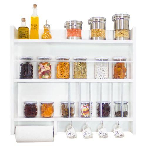 Ahşap Mutfak Dolabı Terek Rafı Bahratlık Mutfak Düzenleyici