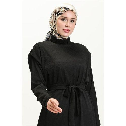 Robby Broş Detaylı Kuşaklı İkili Takım - 71116.003 - Siyah