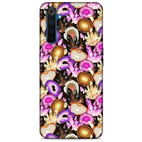 Oppo Realme 6 Pro Kılıf Baskılı Özel Seri Taşlı (16) Kalın Kılıf