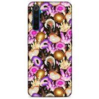 Oppo Realme 6 Pro Kılıf Baskılı Özel Seri Taşlı (16) Kalın Kılıf