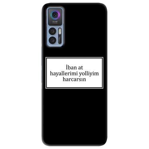 TCL 30 Plus Kılıf HD Yazı Baskılı Silikon Arka Kapak - Yazı 9