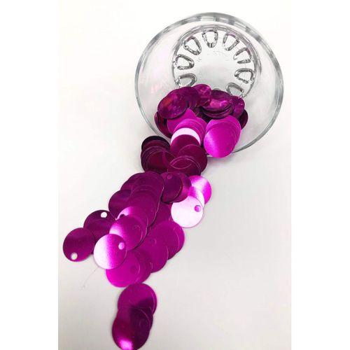 Fuşya Patik ve Çanta Pulu 20 mm