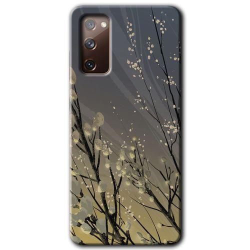 Potkal Hediye Fabrikası Samsung Galaxy S20 FE Kılıf HD Desen Baskılı Arka Kapak - Branches Flowers