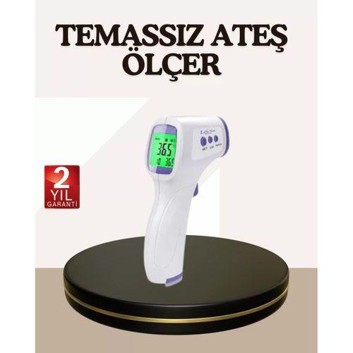 Kızılötesi Alından Temassız Ateş Ölçer Akıllı Sesli Uyarı