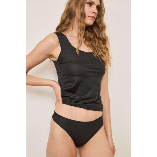 İz Yapmayan Siyah Lazer Kesim String