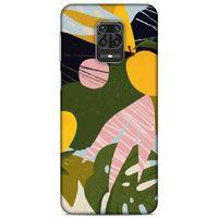 Lopard Xiaomi Redmi Note 9S Uyumlu Kılıf Soyut Sanat (33) Baskılı Hybrid Kılıf