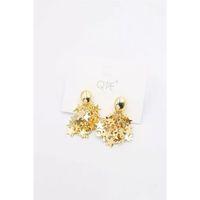 Yıldız Pullu Küpe - Altın