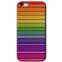 iPhone 6s Kılıf HD Desen Baskılı Arka Kapak - Colorful Lines
